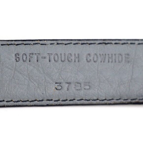 Craftmarx GRAY GENUINE LEATHER 7/8"Wd CASUAL DRESS SKINNY MEN'S BELT Sz 36 (A46 - Picture 13 of 14